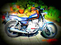 Suzuki GN 250 1996 2 motorbike A4 Photo Print
