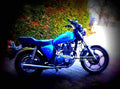 Suzuki GN 250 E 1989 5 motorbike A4 Photo Print