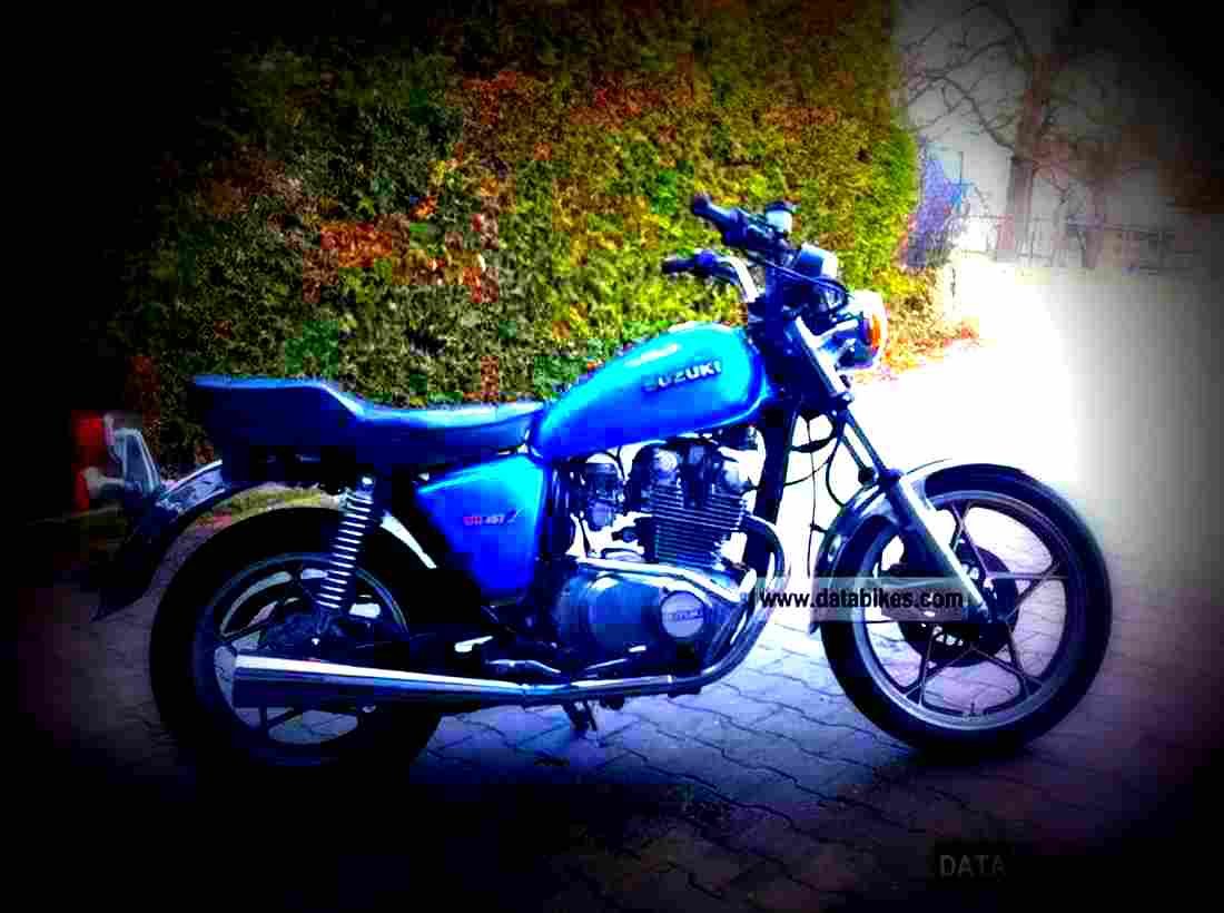 Suzuki GN 250 E 1989 5 motorbike A4 Photo Print