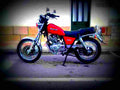 Suzuki GN 250 E 1991 5 motorbike A4 Photo Print