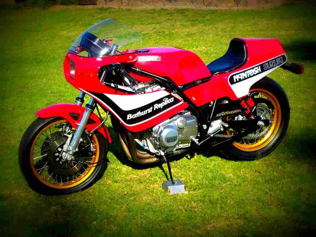 Suzuki GNX 250 E 1983 2 motorbike A4 Photo Print