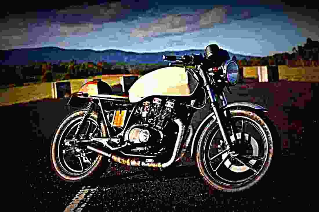 Suzuki GNX 250 E 1985 3 motorbike A4 Photo Print