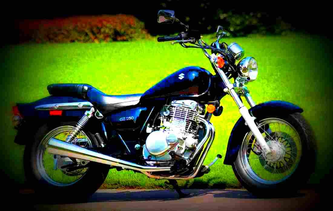Suzuki GNX 250 E 1986 1 motorbike A4 Photo Print