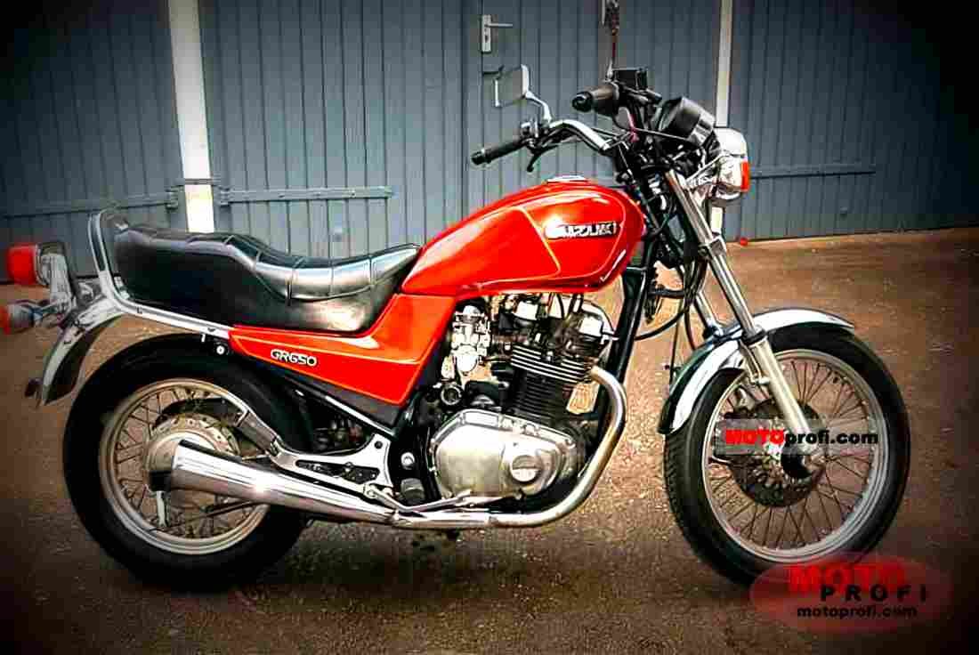 Suzuki GR 650 1983 6 motorbike A4 Photo Print