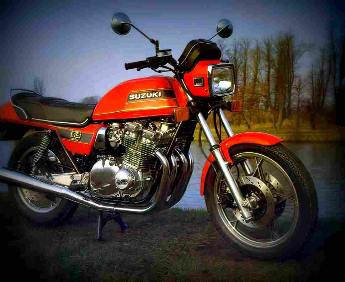 Suzuki GS 1100 E 1981 3 motorbike A4 Photo Print