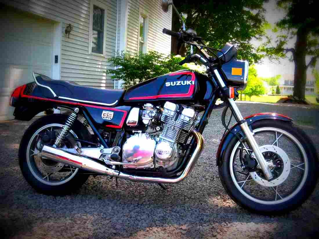 Suzuki GS 1100 G 1985 5 motorbike A4 Photo Print
