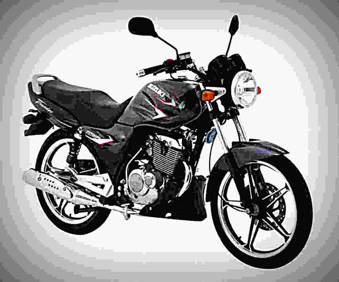 Suzuki GS 125 2017 3 motorbike A4 Photo Print
