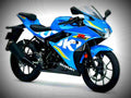 Suzuki GS 125 2017 4 motorbike A4 Photo Print