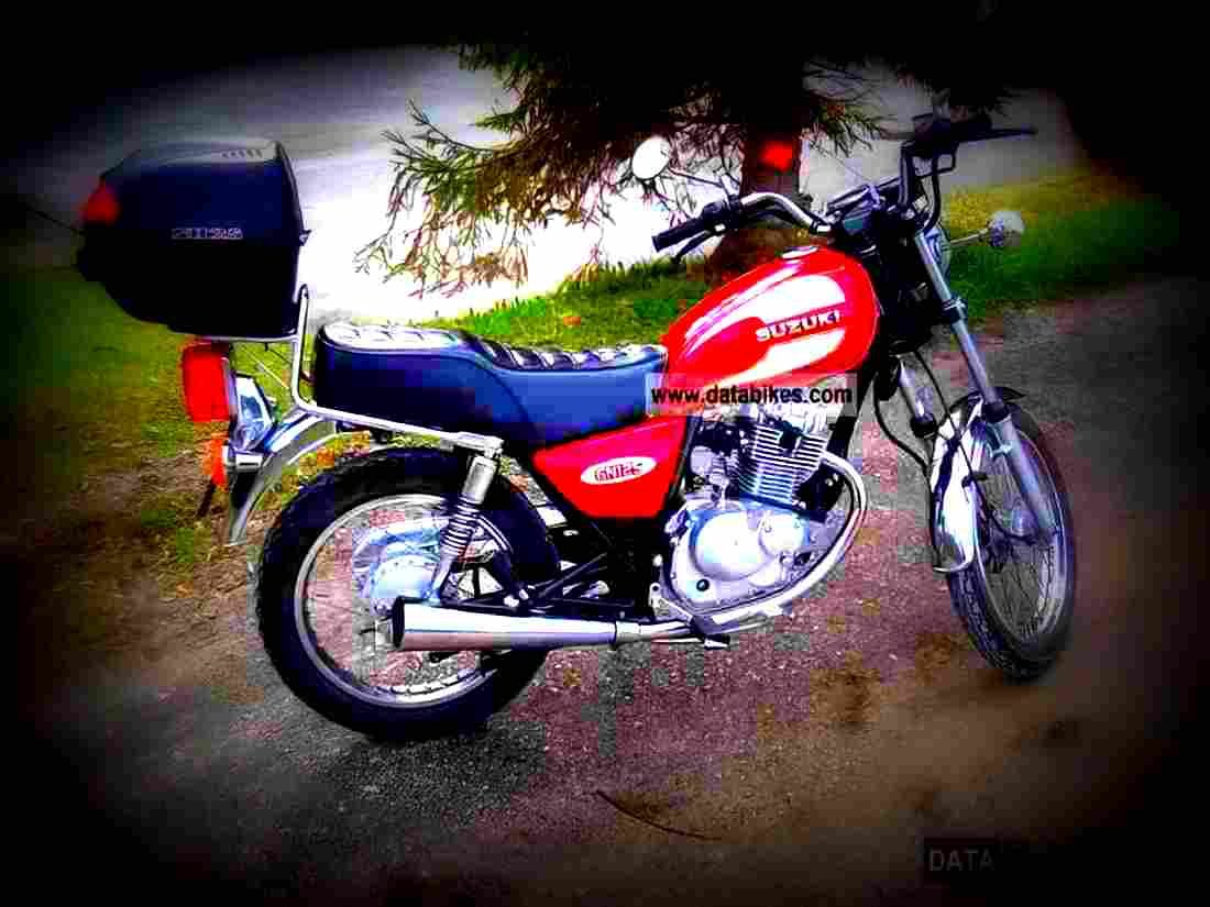 Suzuki GS 125 ES 1999 2 motorbike A4 Photo Print