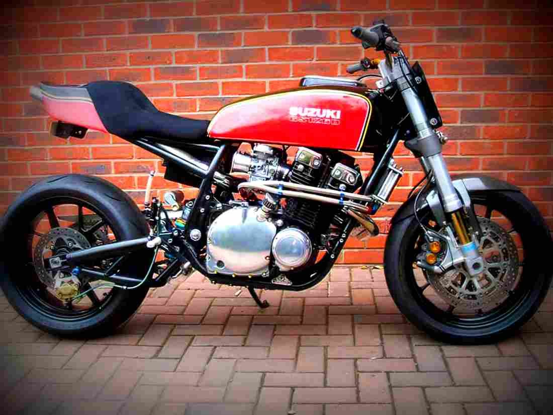 Suzuki GS 400 E 1979 3 motorbike A4 Photo Print
