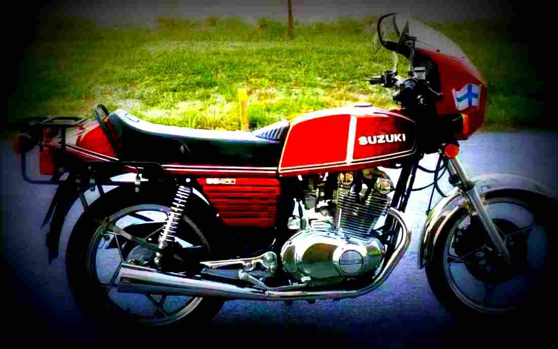 Suzuki GS 400 E 1981 6 motorbike A4 Photo Print