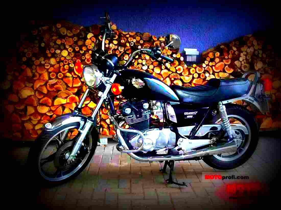 Suzuki GS 450 L 1981 6 motorbike A4 Photo Print