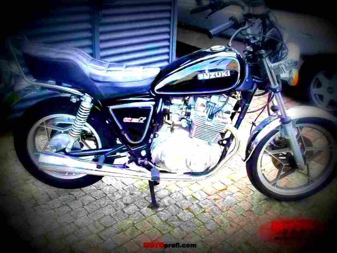 Suzuki GS 450 L 1985 1 motorbike A4 Photo Print