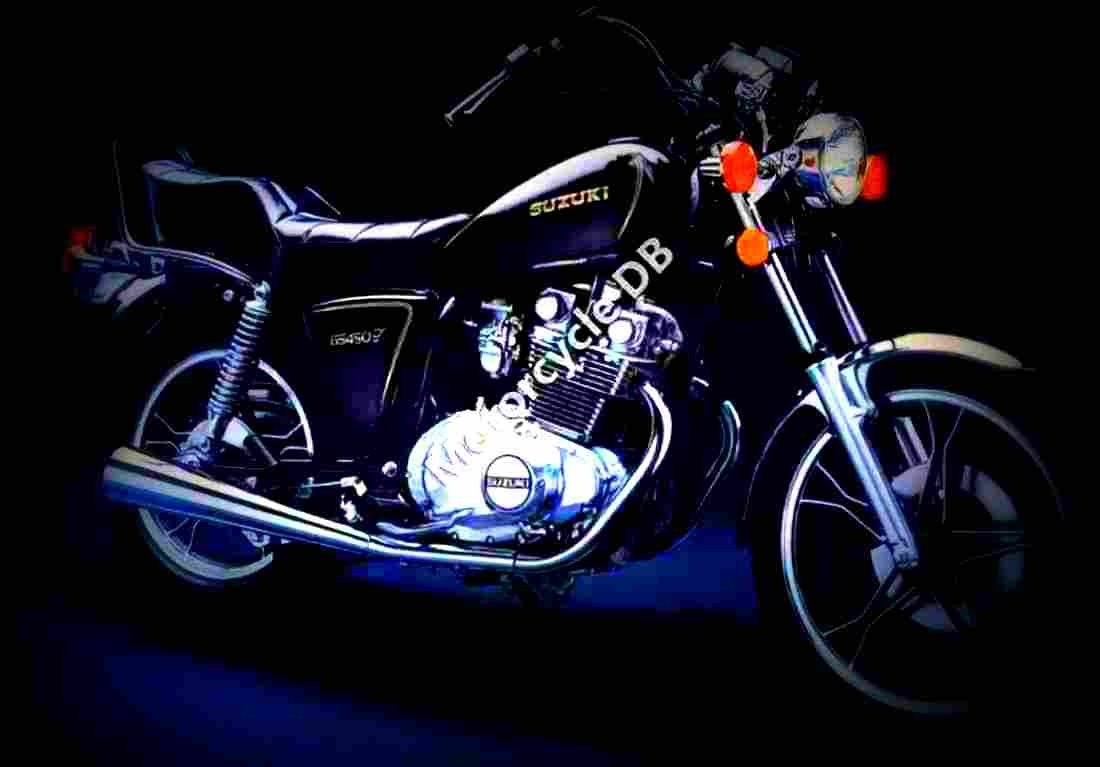 Suzuki GS 450 L 1986 2 motorbike A4 Photo Print