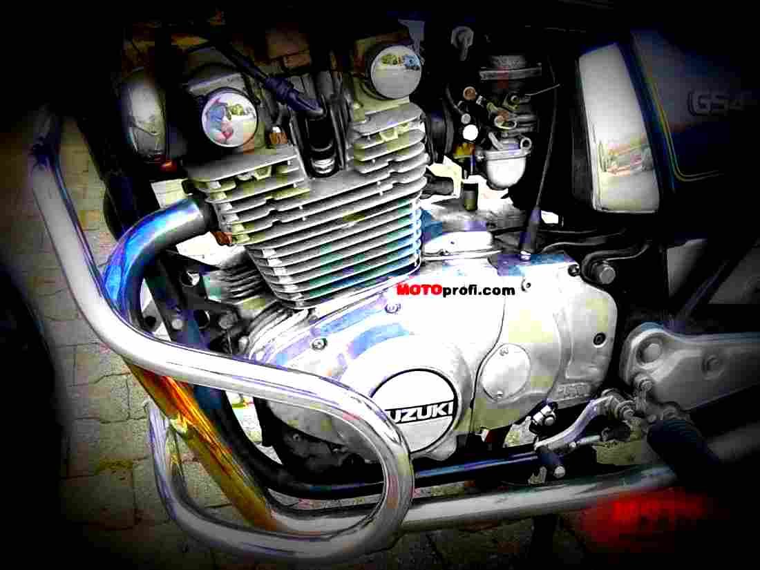 Suzuki GS 450 L (reduced effect) 1981 1 motorbike A4 Photo Print