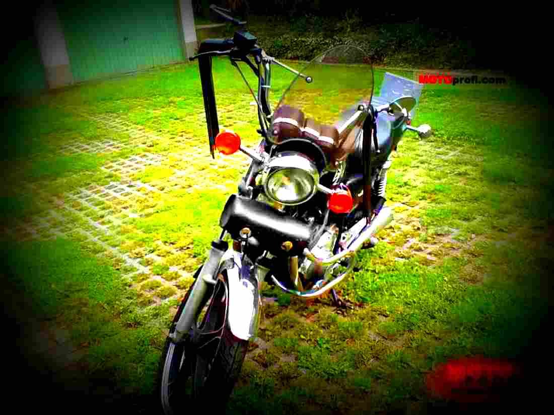 Suzuki GS 450 L (reduced effect) 1981 2 motorbike A4 Photo Print