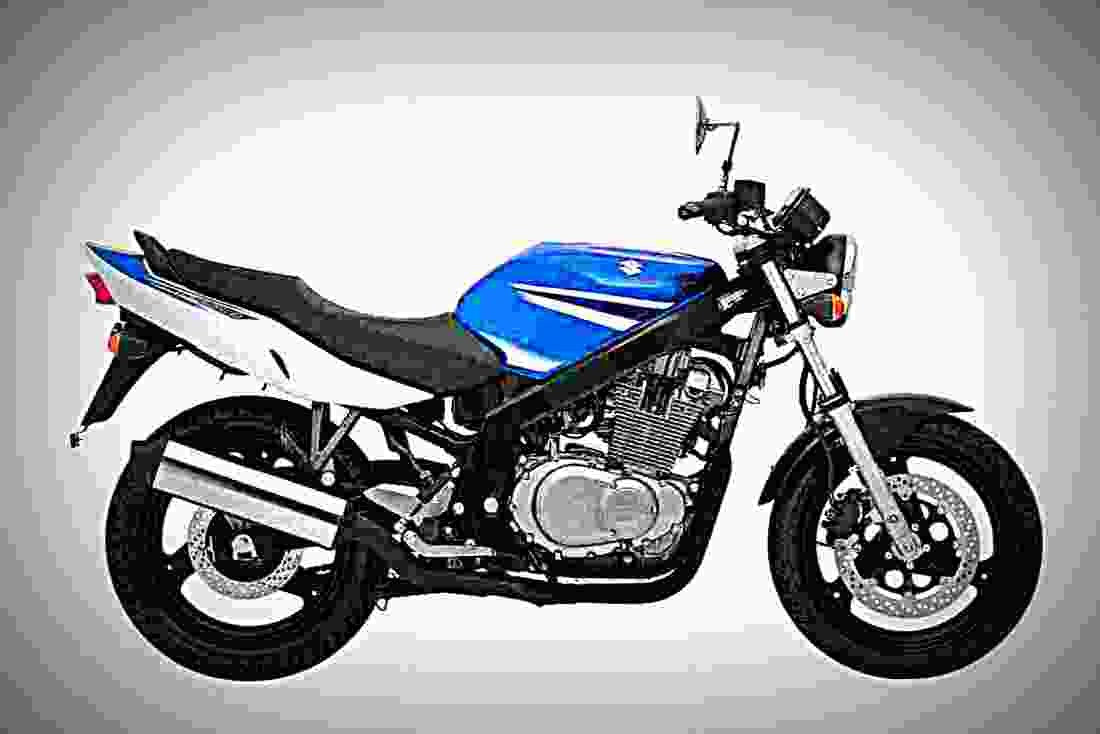 Suzuki GS 500 2009 1 motorbike A4 Photo Print
