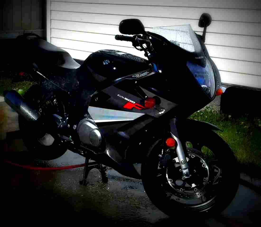Suzuki GS 500 2009 6 motorbike A4 Photo Print