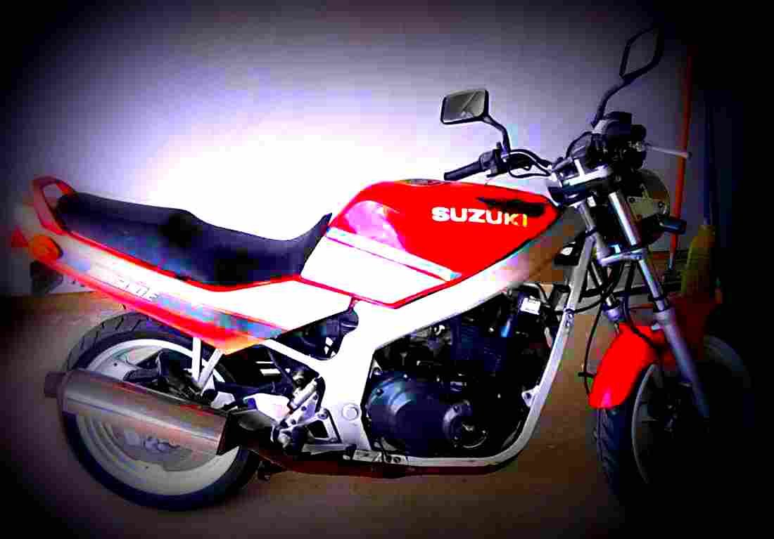 Suzuki GS 500 E 1990 1 motorbike A4 Photo Print