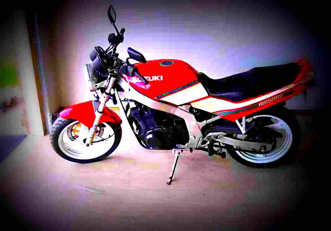 Suzuki GS 500 E 1991 1 motorbike A4 Photo Print