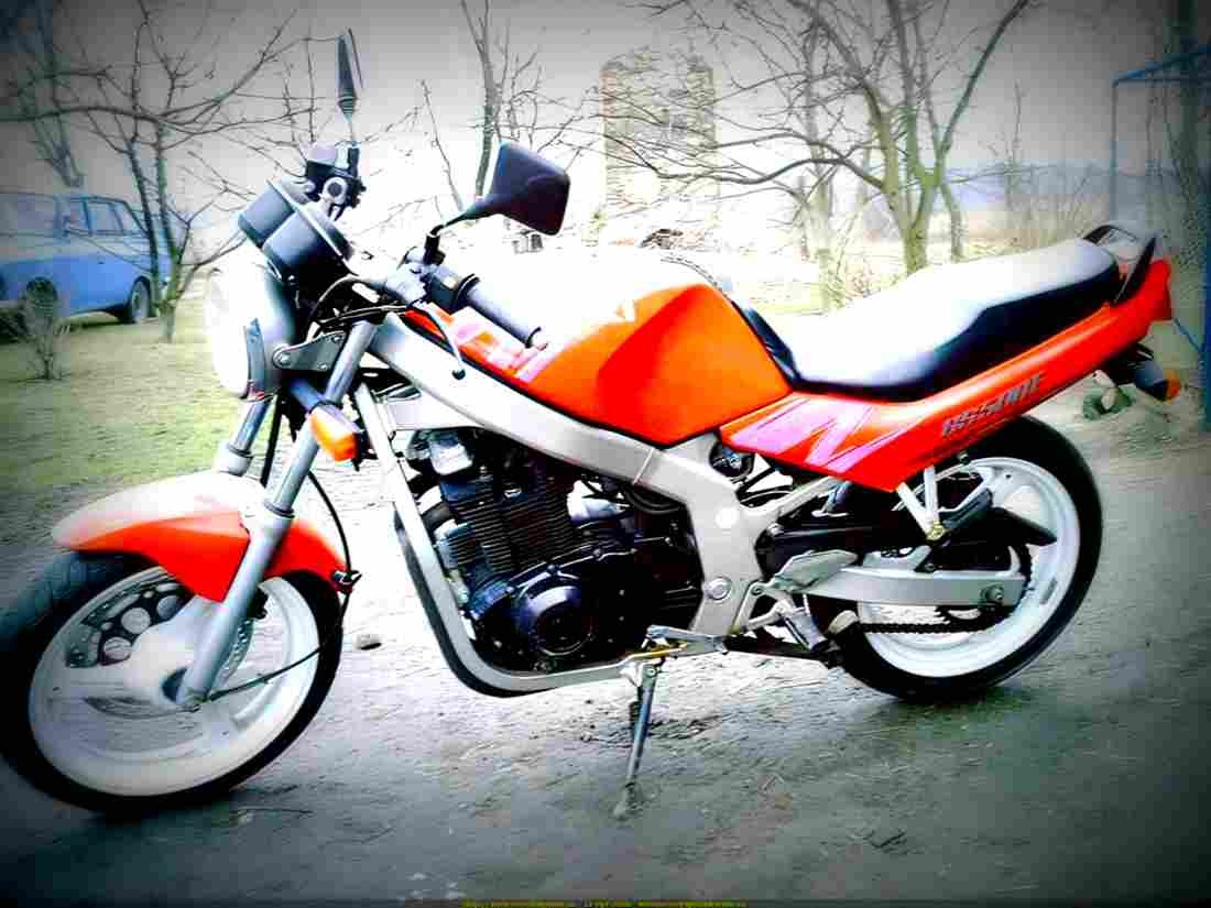 Suzuki GS 500 E 1992 2 motorbike A4 Photo Print