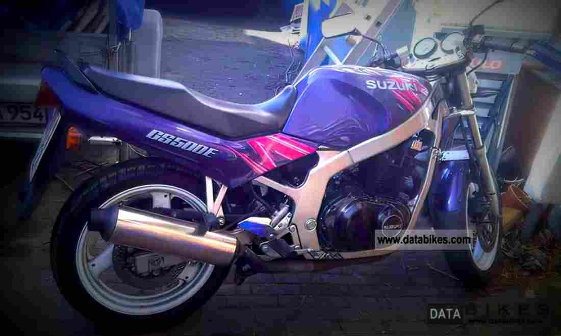 Suzuki GS 500 E 1992 5 motorbike A4 Photo Print