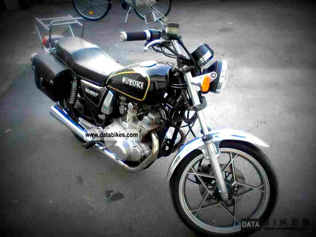 Suzuki GS 500 E (reduced effect) 1981 5 motorbike A4 Photo Print