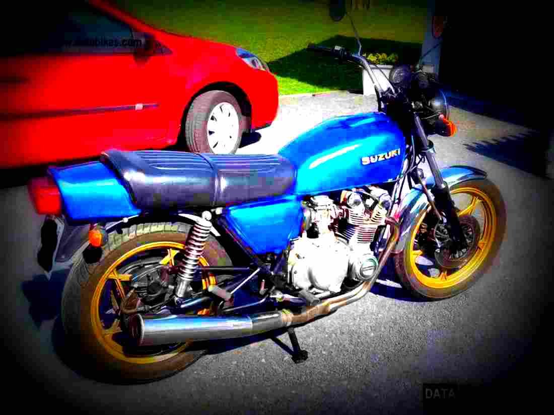 Suzuki GS 550 E 1979 4 motorbike A4 Photo Print