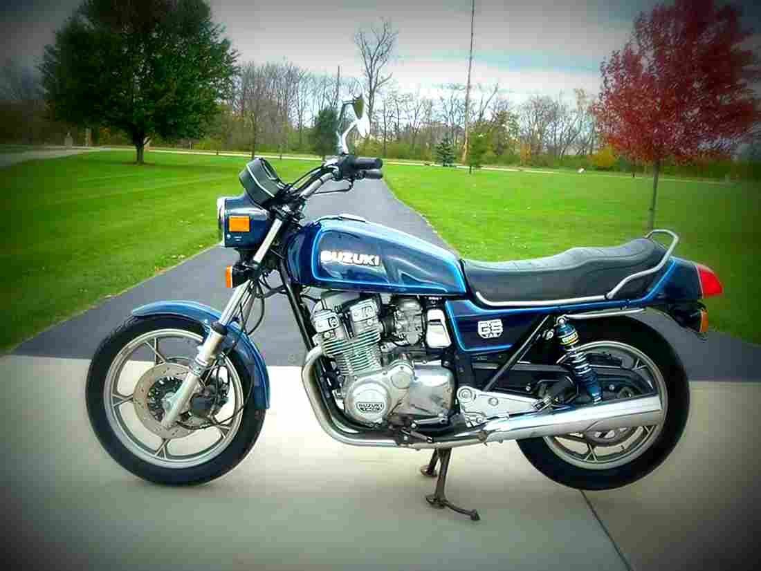 Suzuki GS 550 L 1980 2 motorbike A4 Photo Print