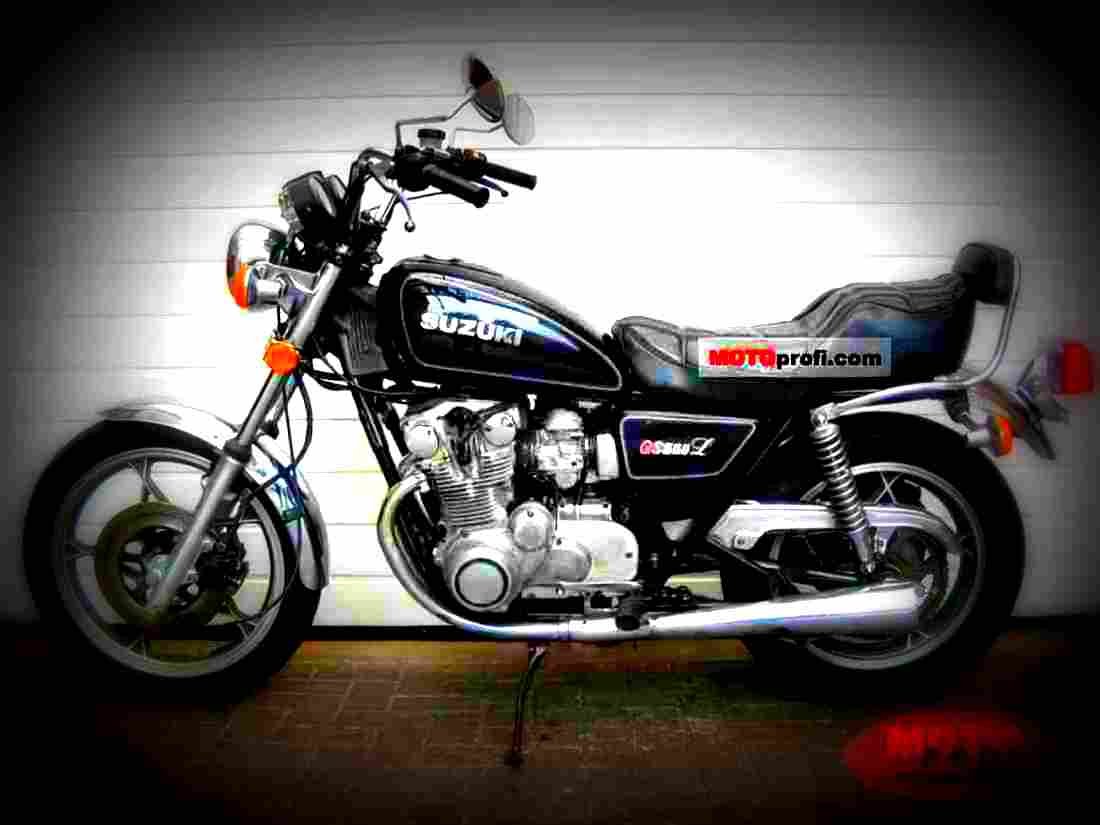Suzuki GS 550 L 1981 2 motorbike A4 Photo Print