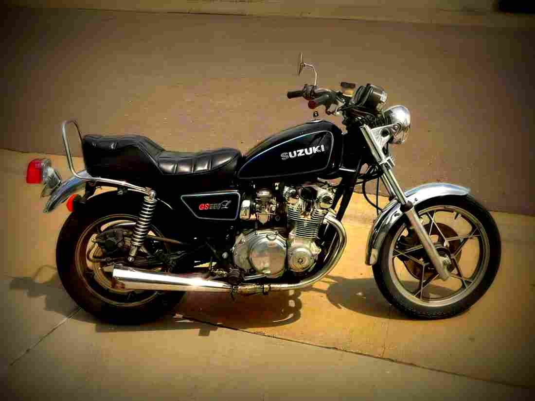 Suzuki GS 550 L 1981 4 motorbike A4 Photo Print