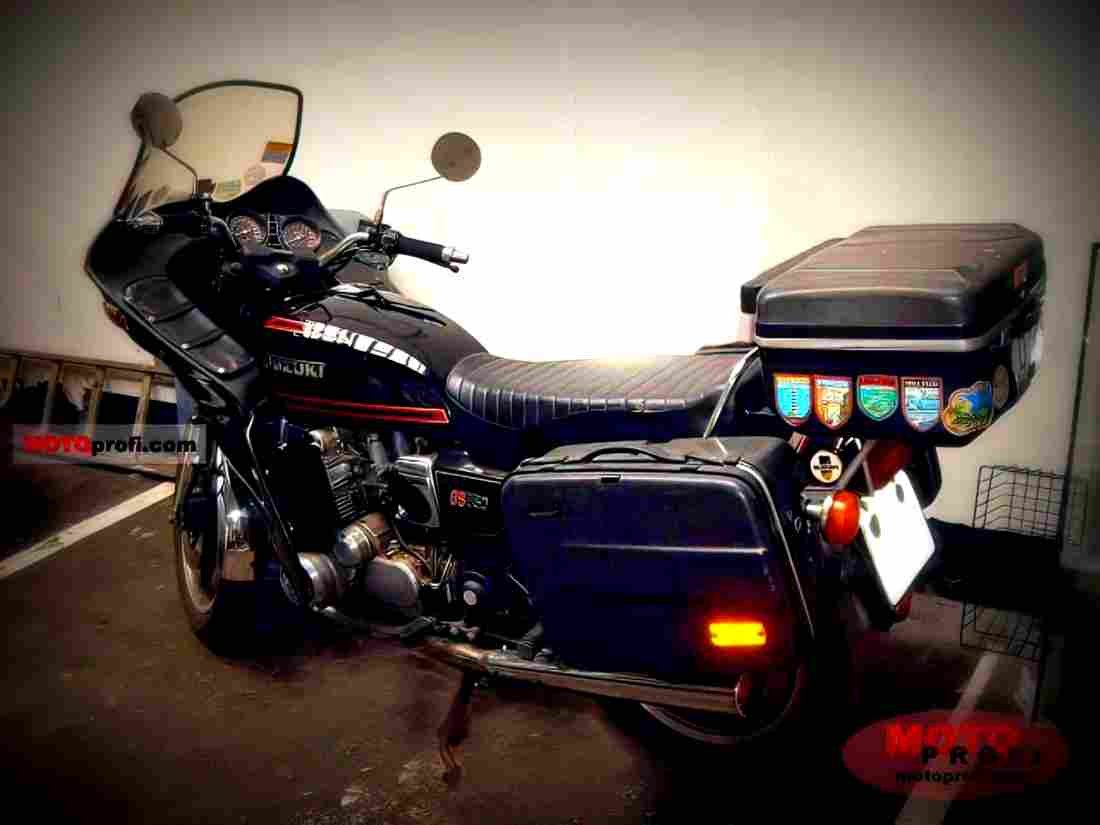 Suzuki GS 850 G 1985 3 motorbike A4 Photo Print