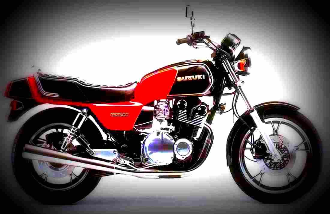 Suzuki GS 850 G 1988 2 motorbike A4 Photo Print