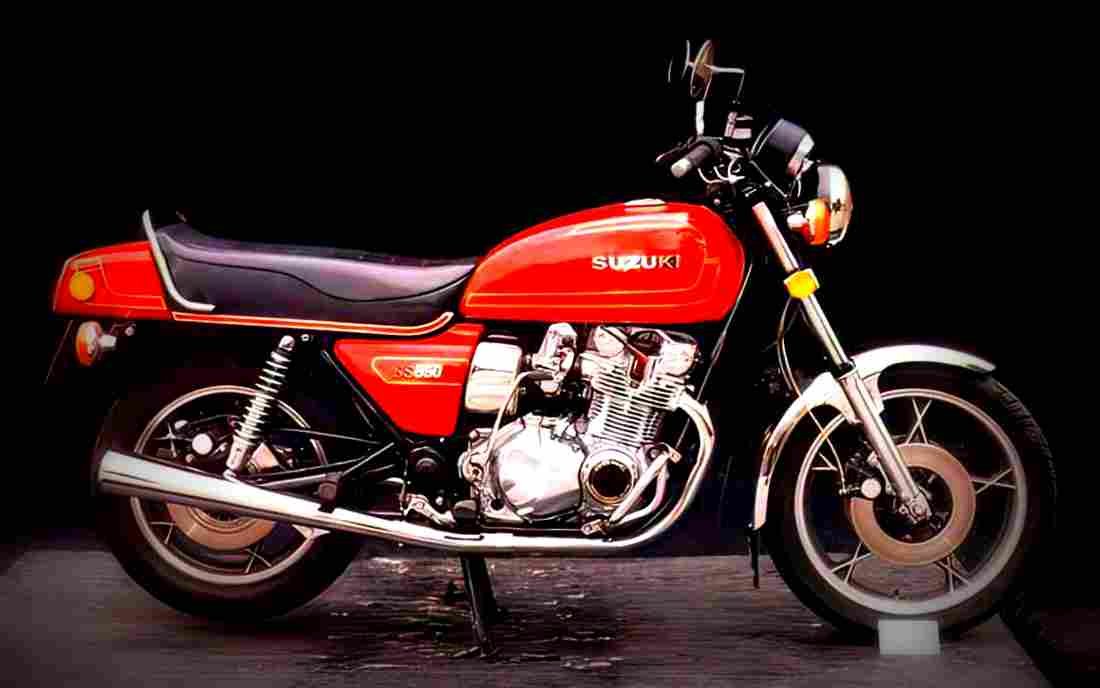 Suzuki GS 850 G 1988 5 motorbike A4 Photo Print