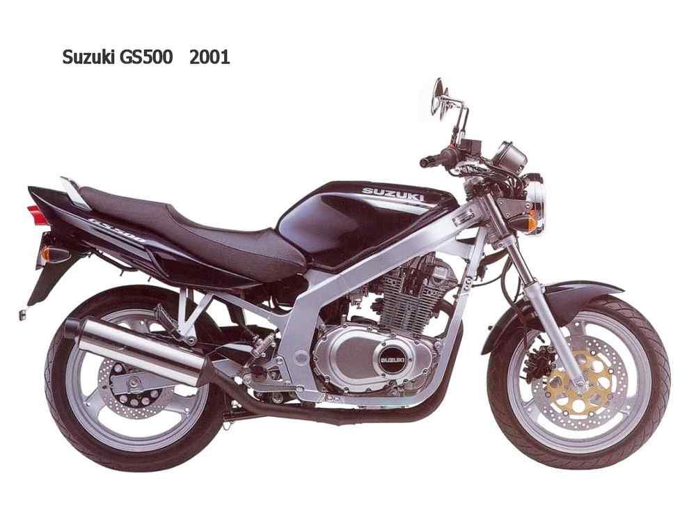 Suzuki GS500 2001 motorbike A4 Photo Print
