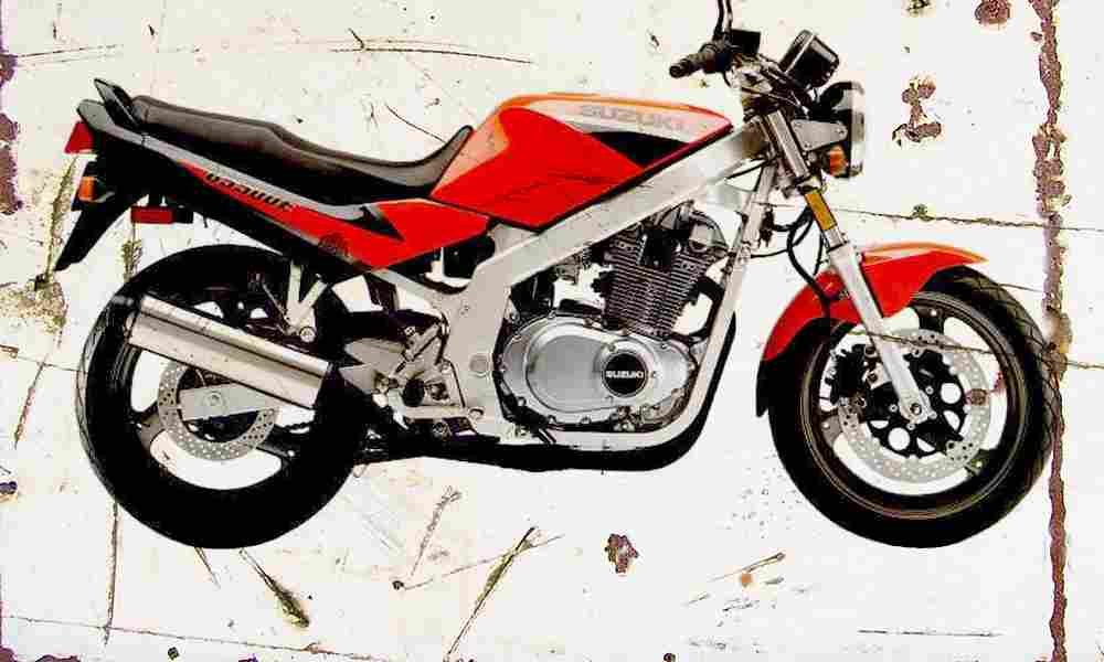 Suzuki GS500E 1994 Aged Vintage A4 Photo Print