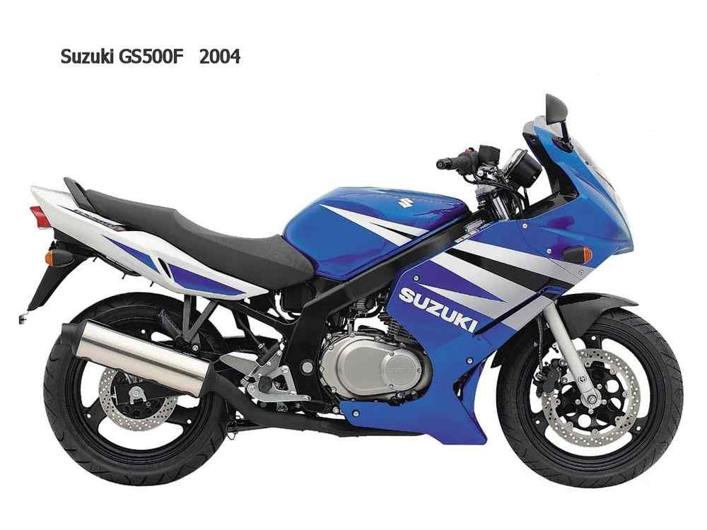Suzuki GS500F 2004 motorbike A4 Photo Print