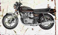 Suzuki GS850 1979 Aged Vintage A4 Photo Print