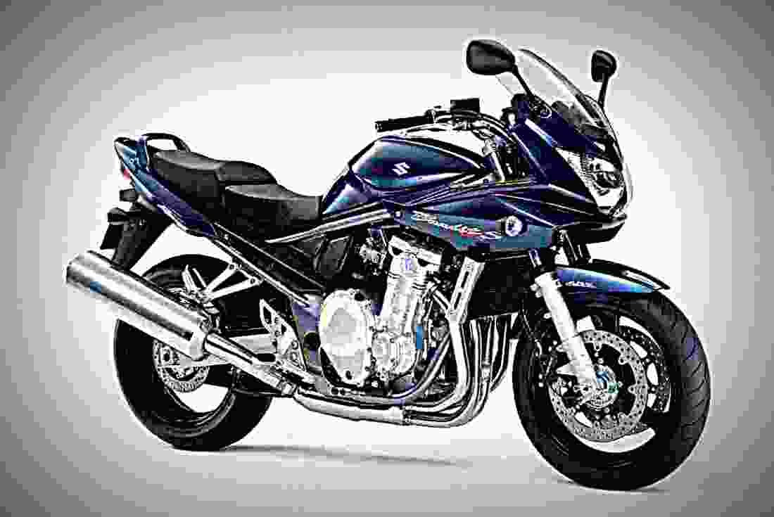 Suzuki GSF 1200 S Bandit 1996 3 motorbike A4 Photo Print