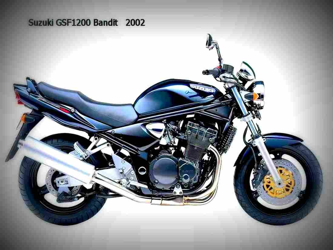 Suzuki GSF 1200 S Bandit 2002 2 motorbike A4 Photo Print