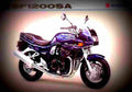 Suzuki GSF 1200 SA Bandit 1999 2 motorbike A4 Photo Print