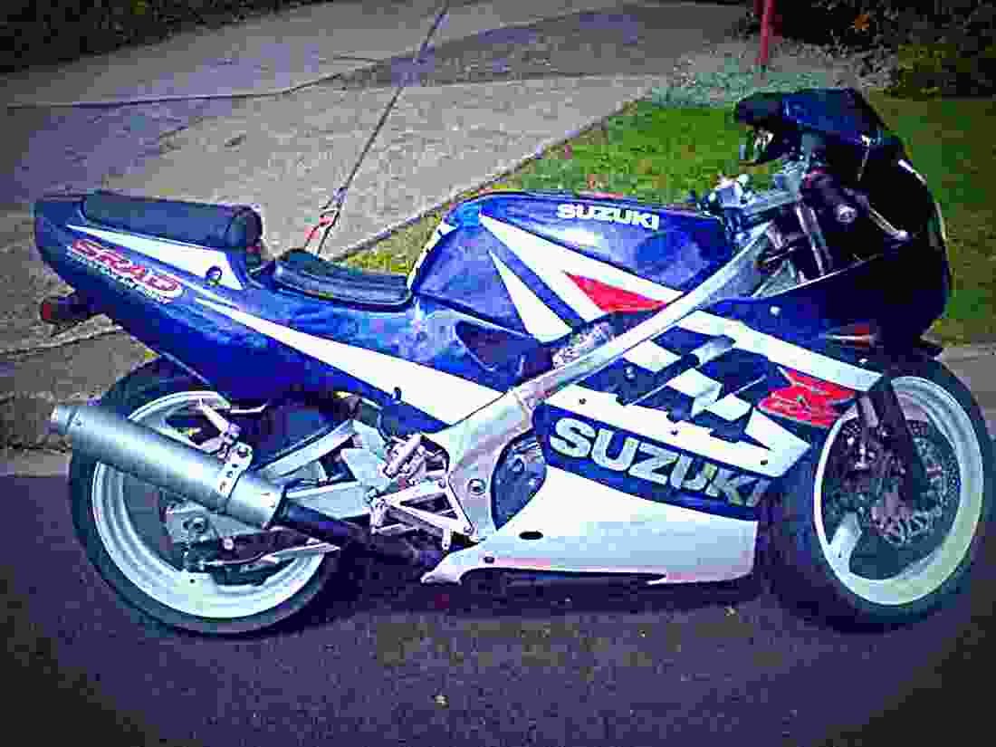 Suzuki GSF 250 1993 1 motorbike A4 Photo Print