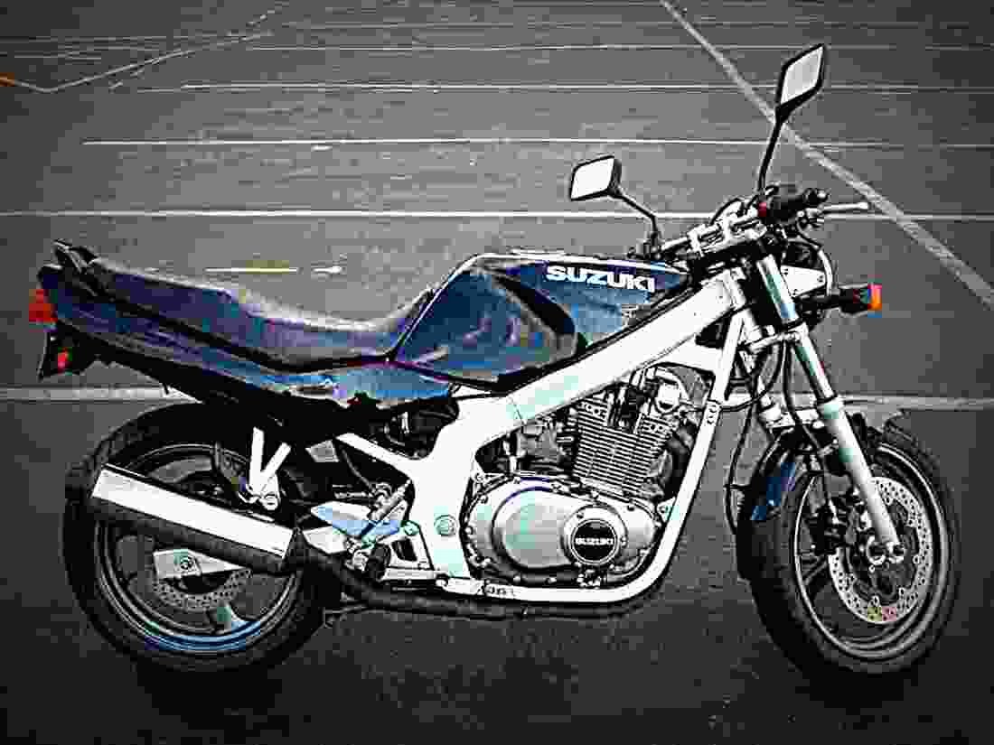 Suzuki GSF 250 1993 5 motorbike A4 Photo Print