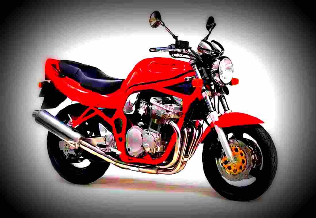 Suzuki GSF 600 Bandit 2001 4 motorbike A4 Photo Print