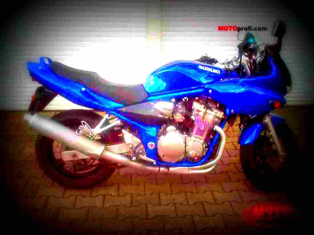 Suzuki GSF 600 Bandit 2001 6 motorbike A4 Photo Print