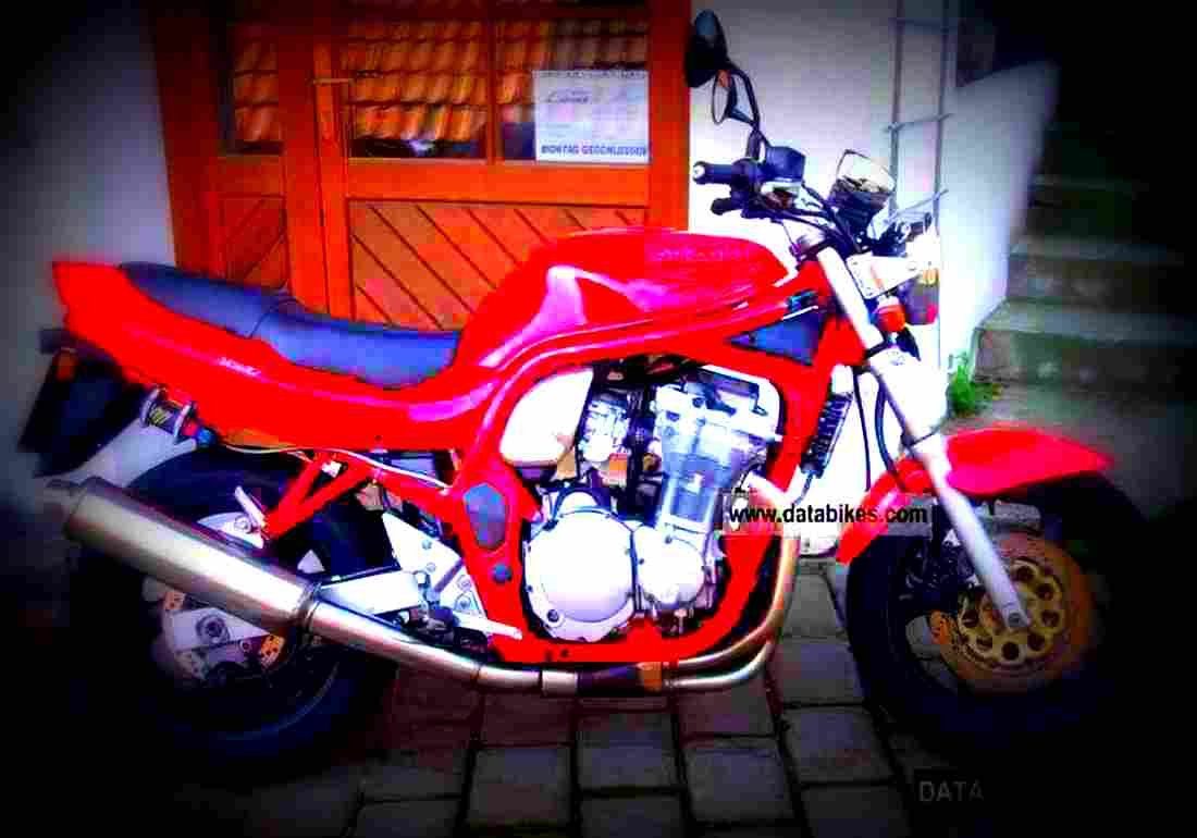 Suzuki GSF 600 N Bandit 1997 1 motorbike A4 Photo Print