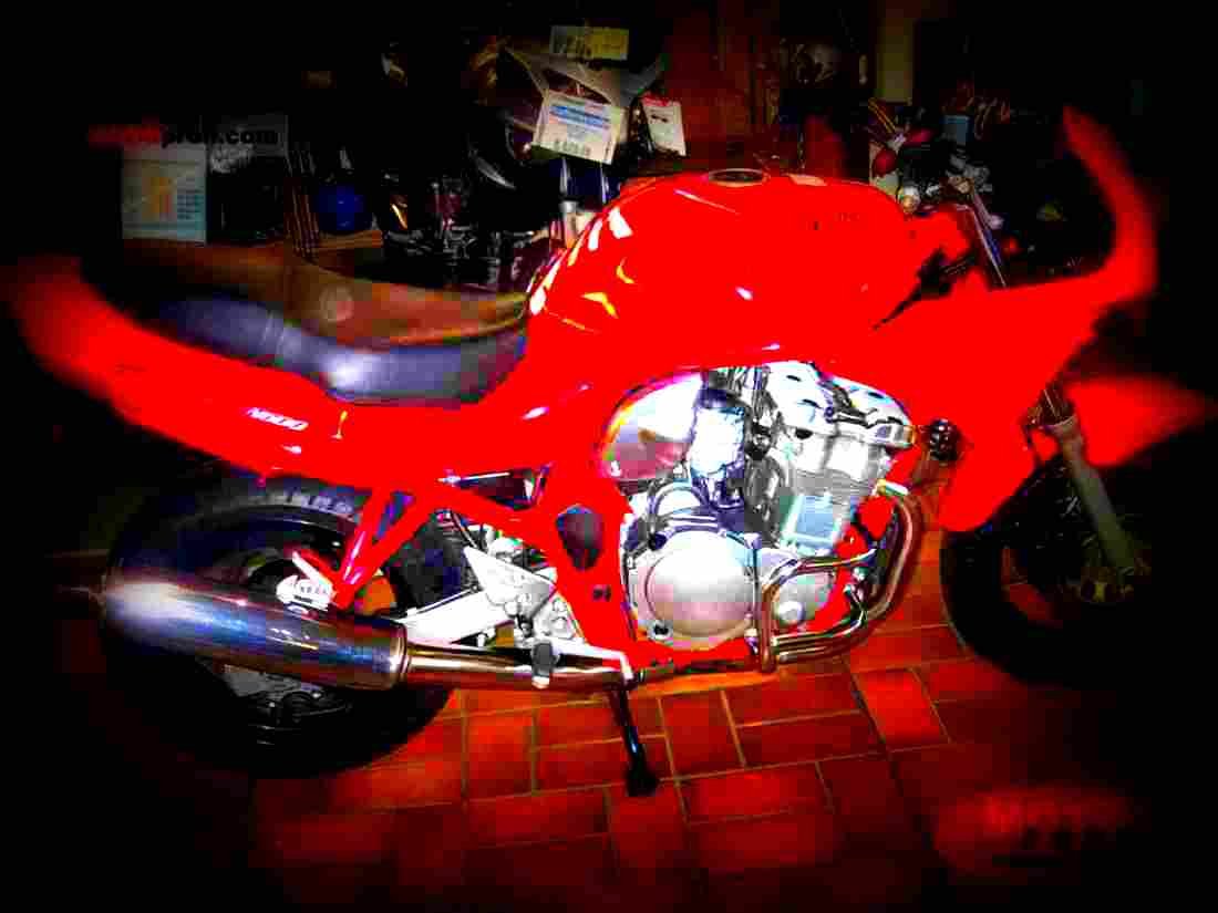 Suzuki GSF 600 N Bandit 1998 6 motorbike A4 Photo Print