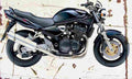 Suzuki GSF1200 Bandit 2002 Aged Vintage A4 Photo Print