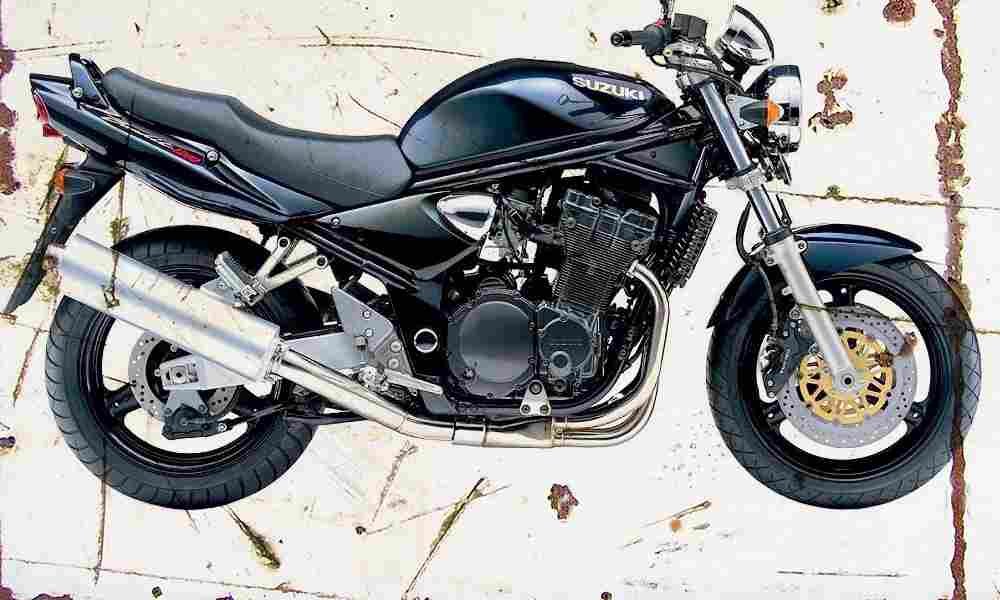 Suzuki GSF1200 Bandit 2002 Aged Vintage A4 Photo Print