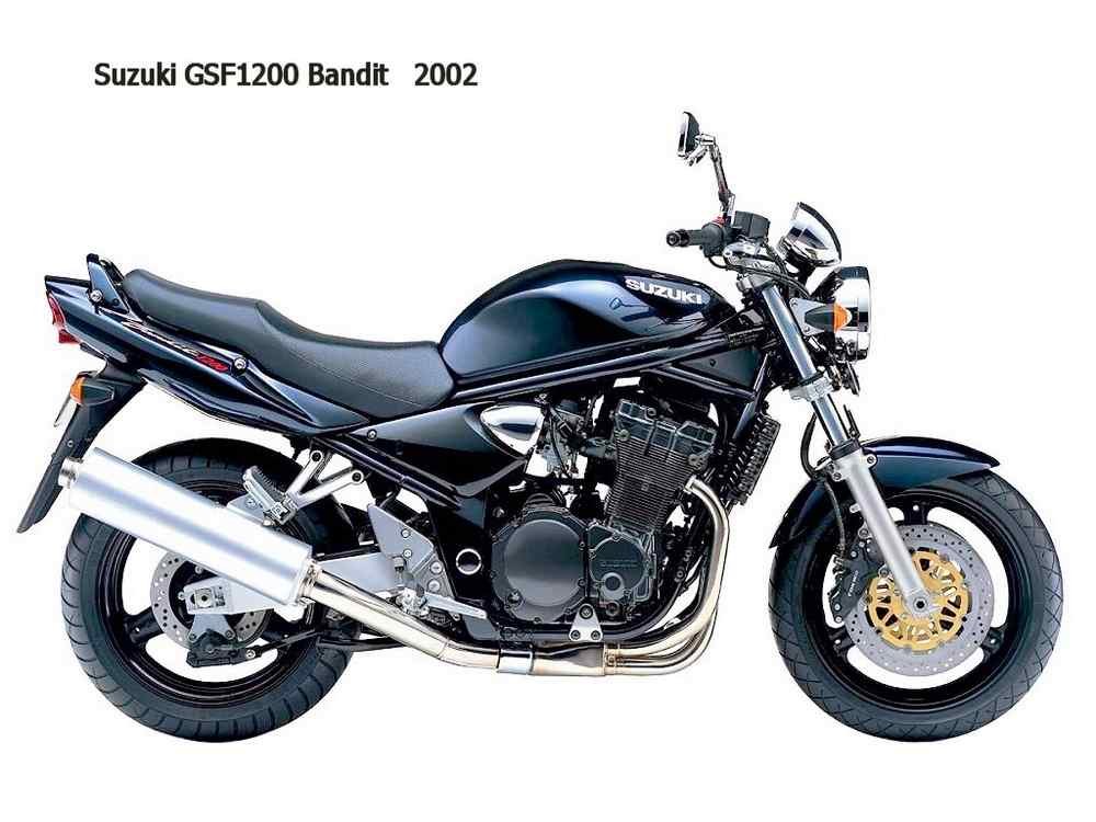 Suzuki GSF1200 Bandit 2002 motorbike A4 Photo Print